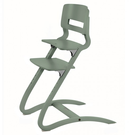 Chaise Haute - LOUIE - Hêtre Vert Sauge Atelierplume